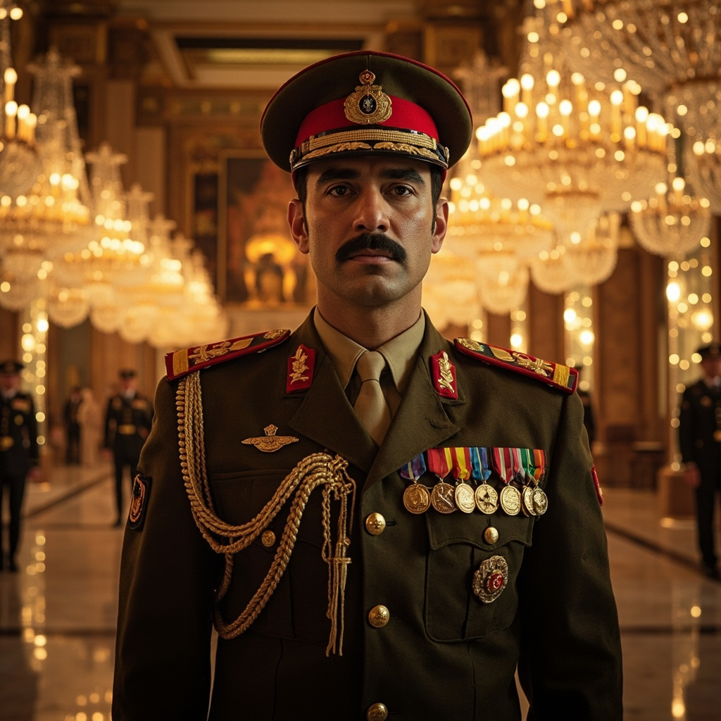 Military award ceremony